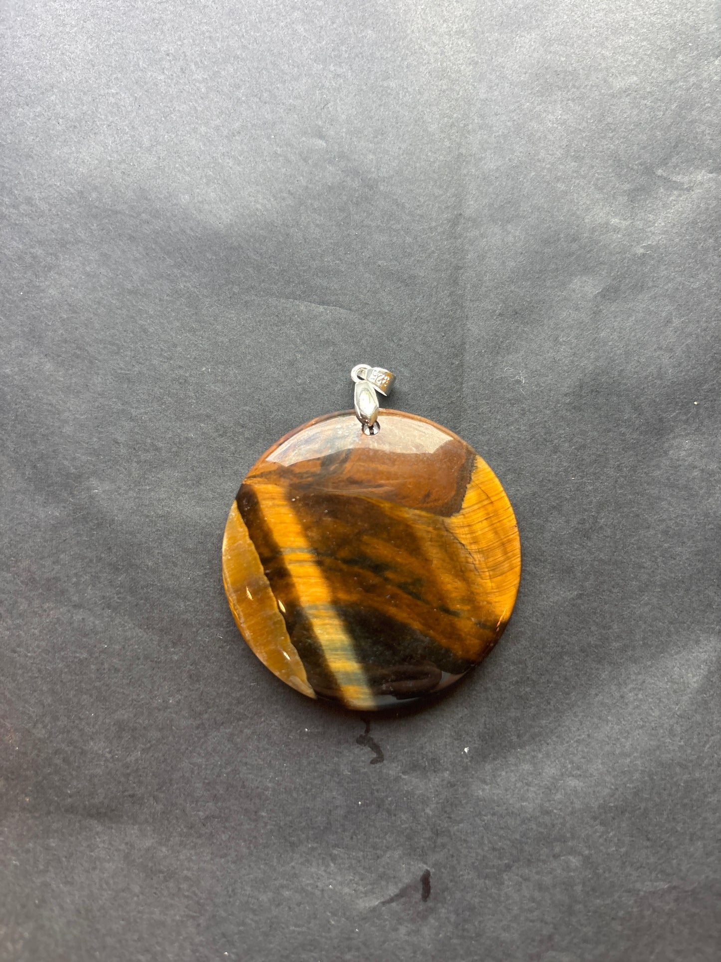 6 Stone Pendant (ss bail & comes with ss chain)
