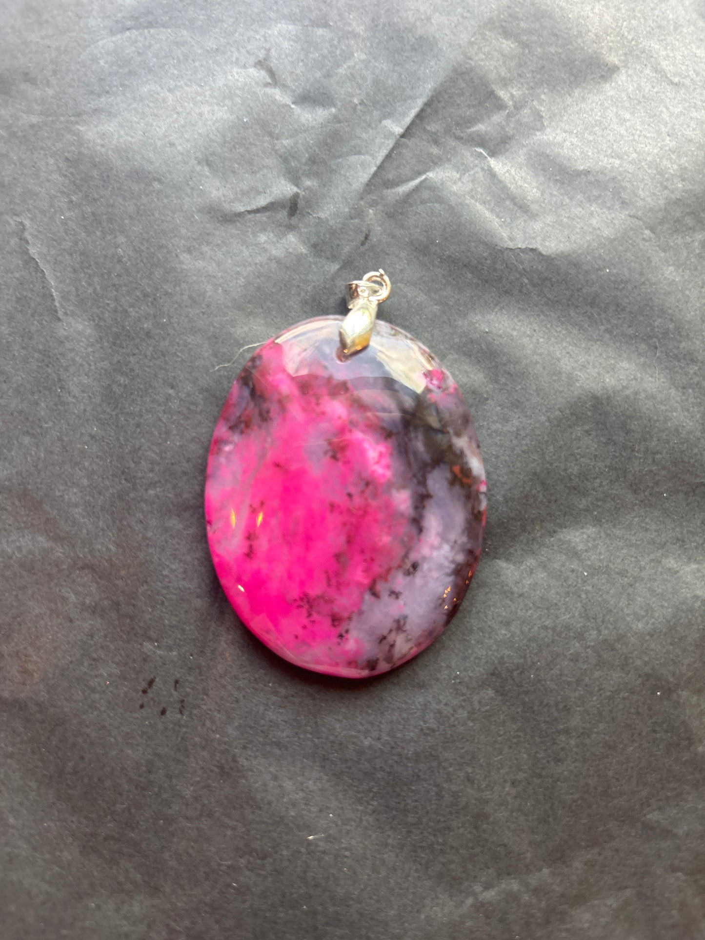 10 Stone Pendant (ss bail & comes with ss chain)