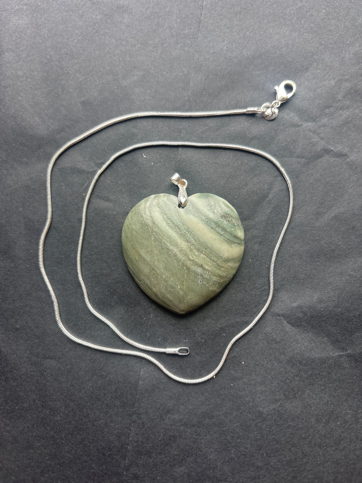59 Stone Pendant (ss bail & comes with ss chain)