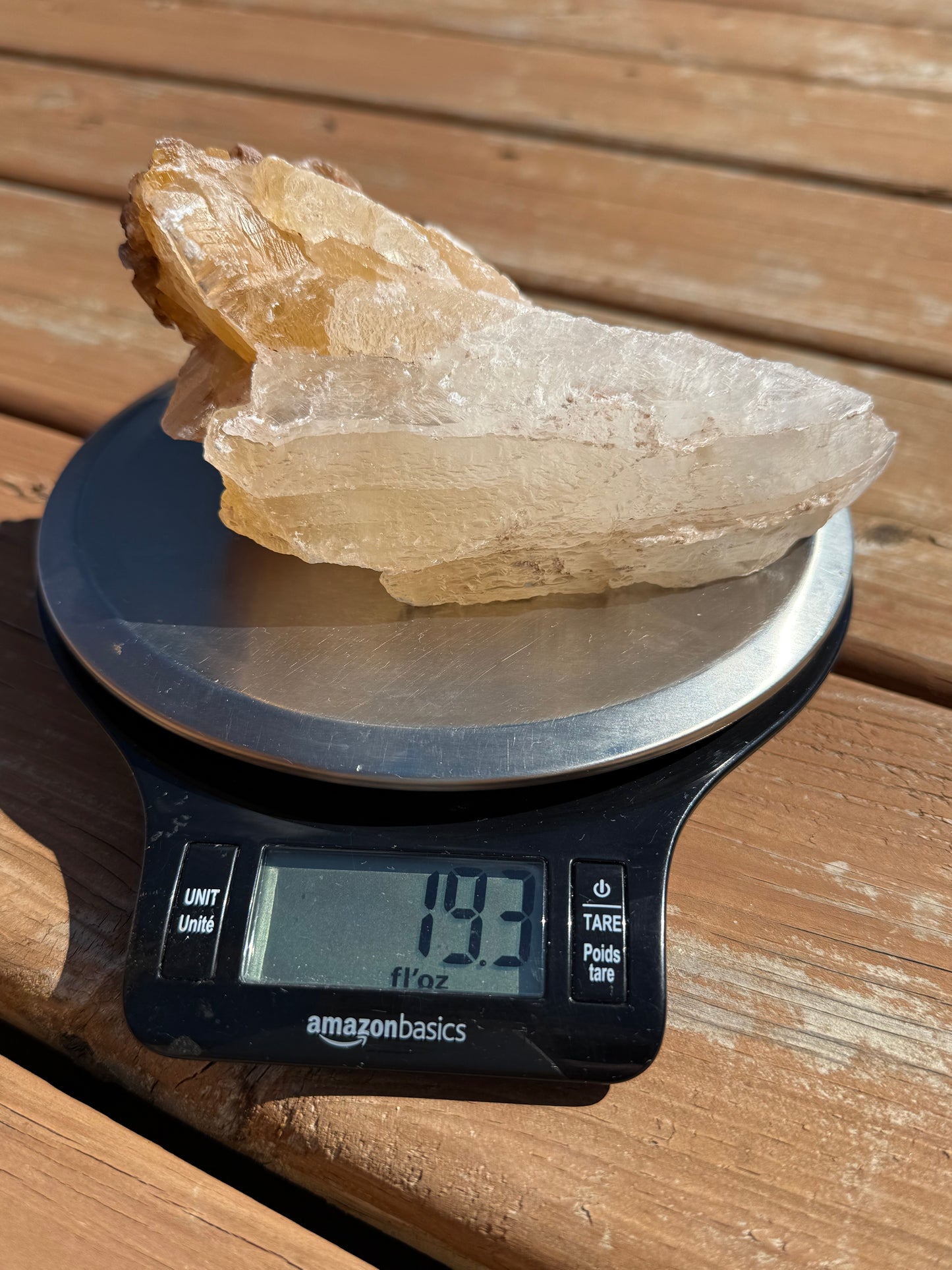 Available Golden Feather Selenite L