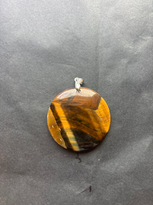 6 Stone Pendant (ss bail & comes with ss chain)