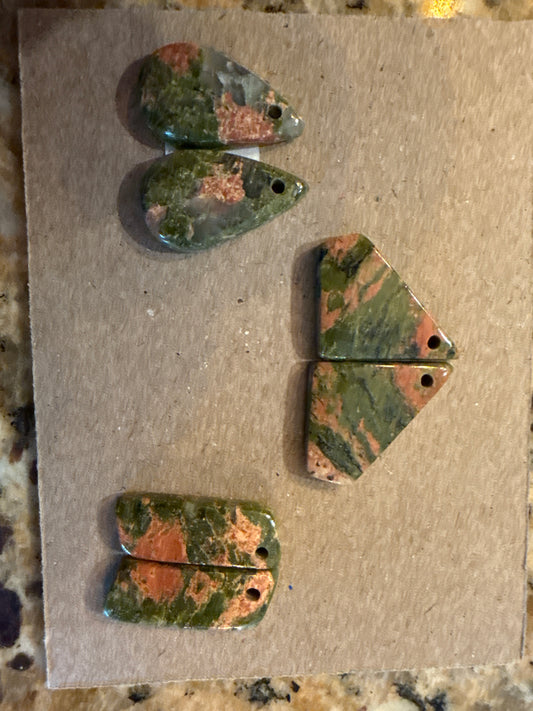 Bruce Unakite drilled pairs