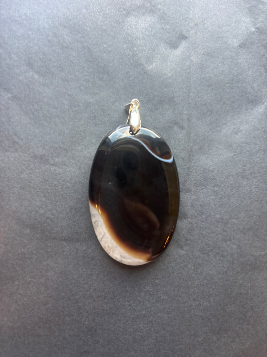 2Stone Pendant (ss bail & comes with ss chain)