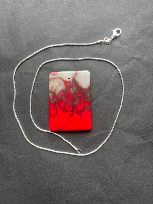 50 Stone Pendant (ss bail & comes with ss chain)