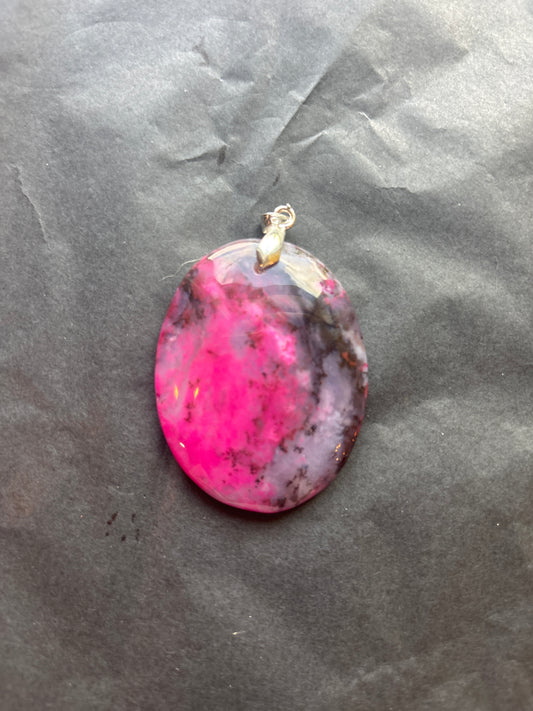 10 Stone Pendant (ss bail & comes with ss chain)