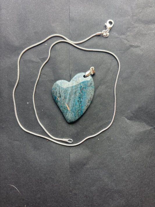 68 Stone Pendant (ss bail & comes with ss chain)