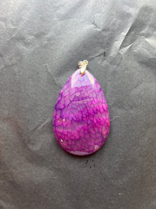 12 Stone Pendant (ss bail & comes with ss chain)