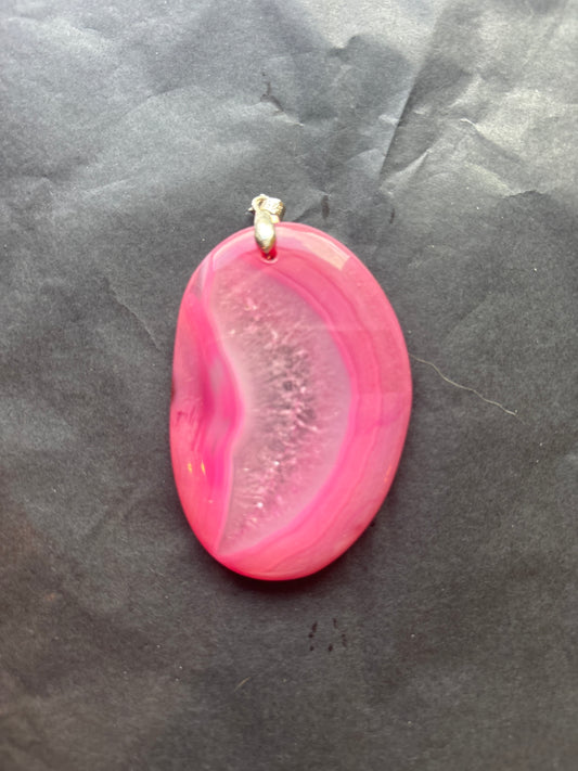 21 Stone Pendant (ss bail & comes with ss chain)