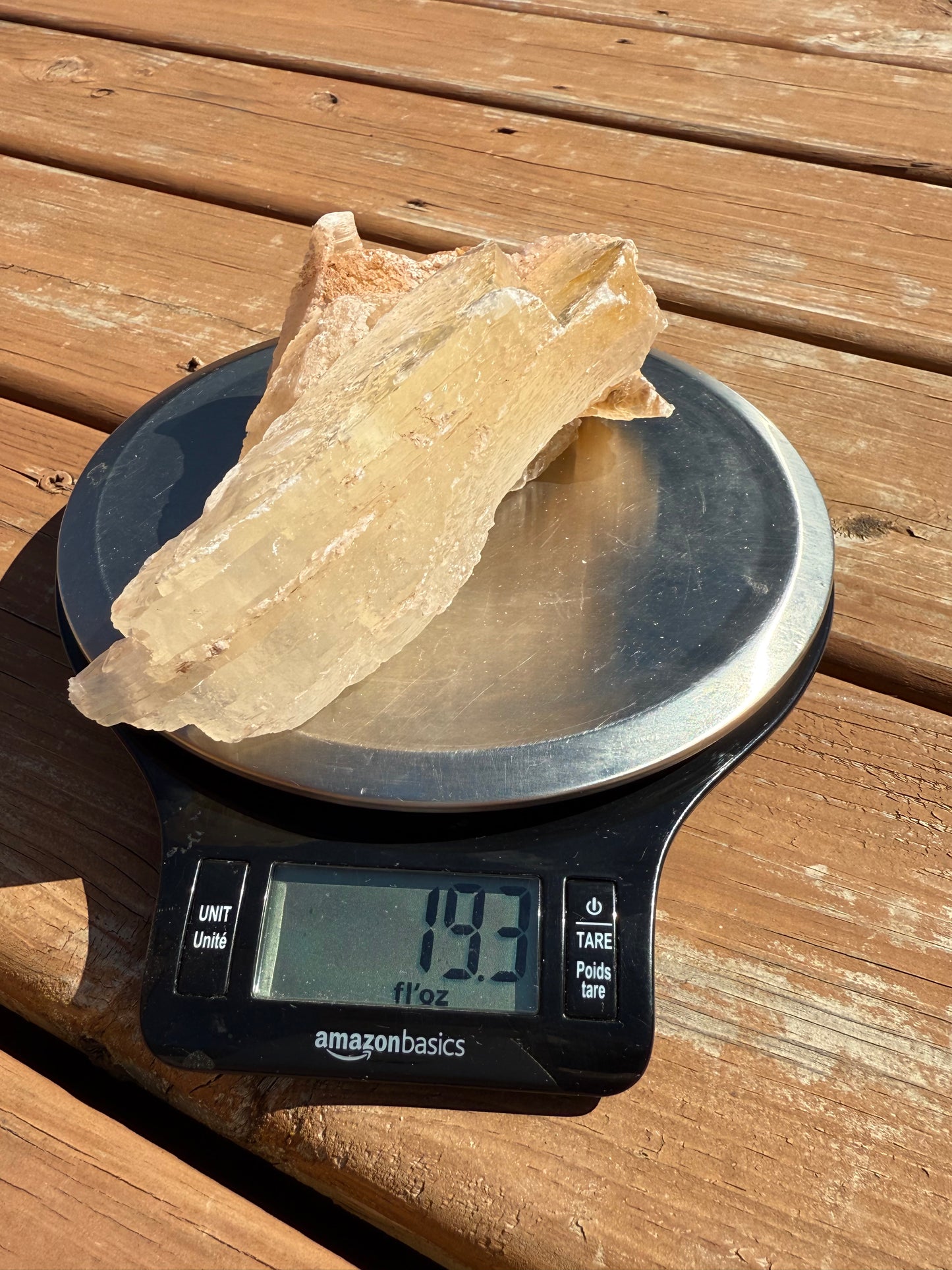 Available Golden Feather Selenite L