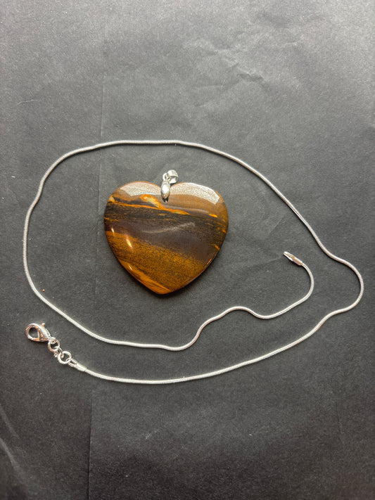 84 Stone Pendant (ss bail & comes with ss chain)