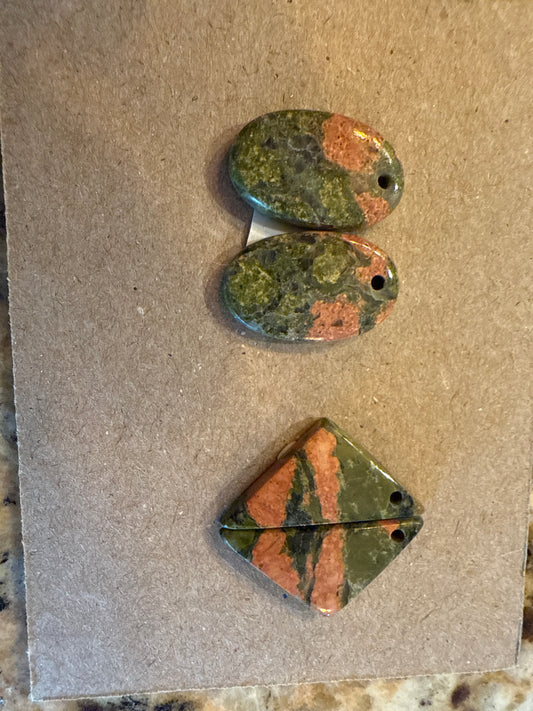 Bruce Unakite drilled pairs
