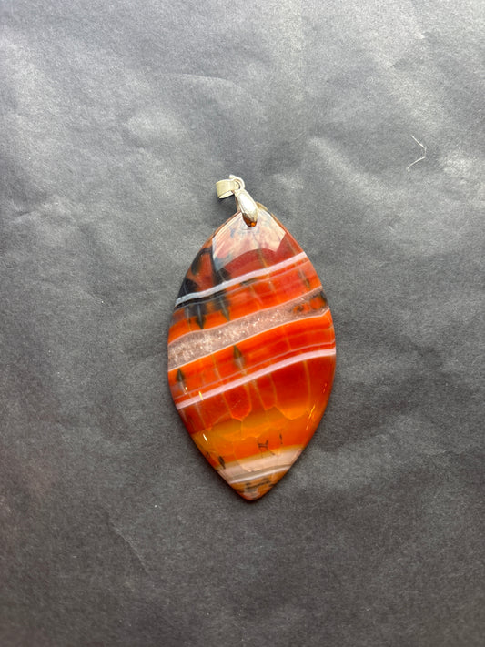 7 Stone Pendant (ss bail & comes with ss chain)