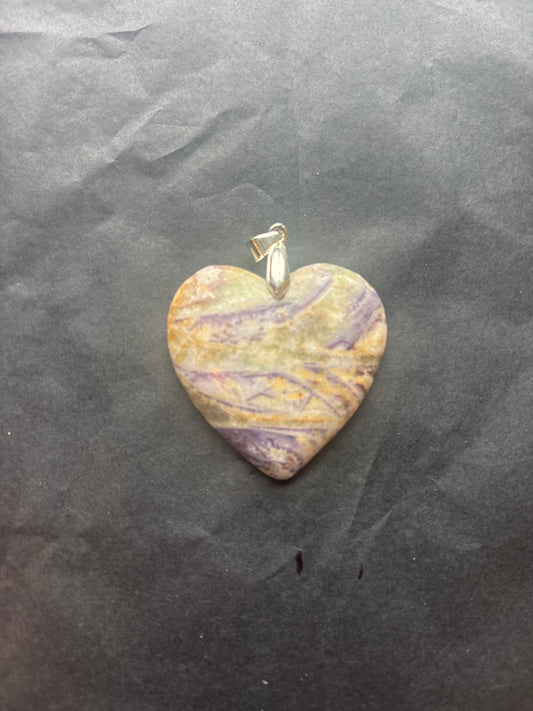 39 Stone Pendant (ss bail & comes with ss chain)