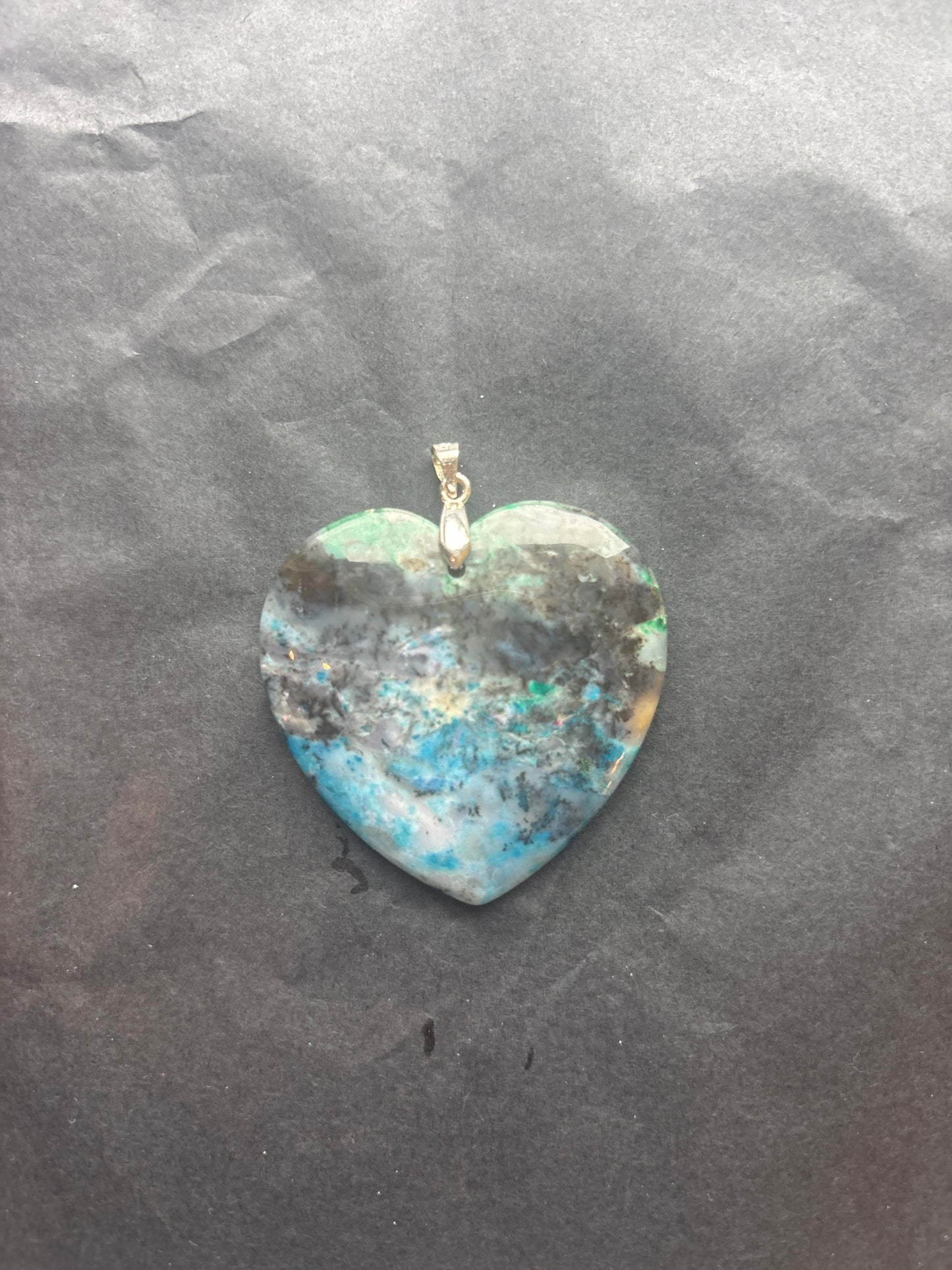 36 Stone Pendant (ss bail & comes with ss chain)