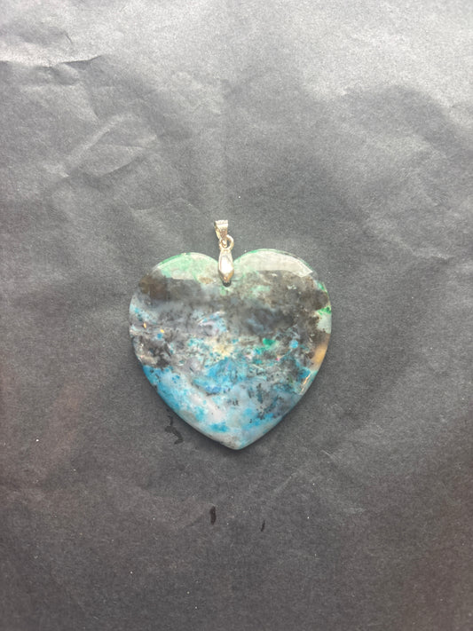 36 Stone Pendant (ss bail & comes with ss chain)