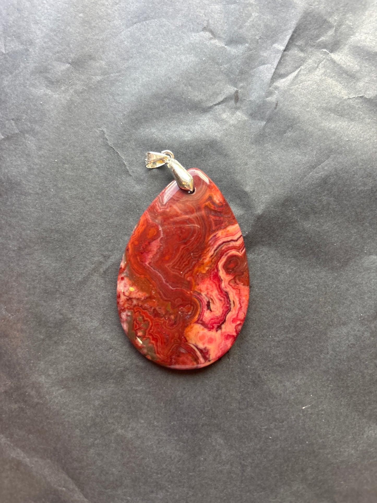 9 Stone Pendant (ss bail & comes with ss chain)