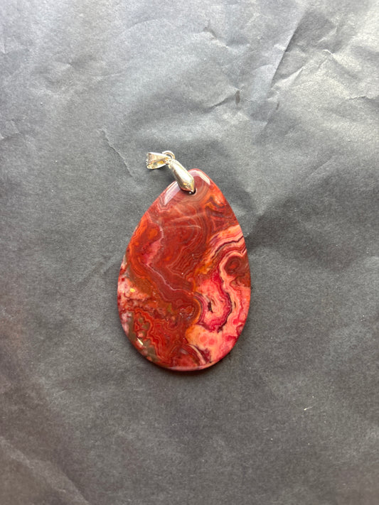 9 Stone Pendant (ss bail & comes with ss chain)