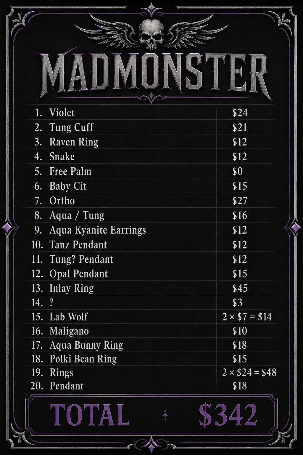 MadMonster sent