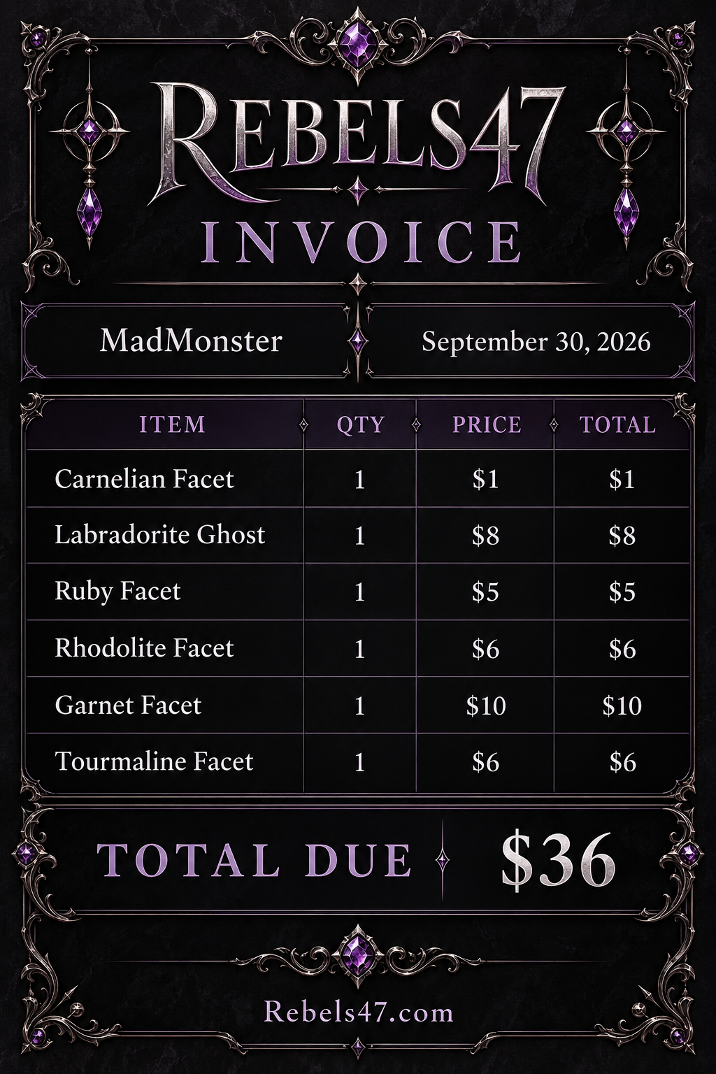 MadMonster 60 added skull pearls
