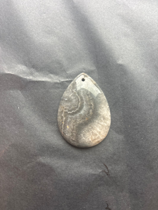 29 Stone Pendant (ss bail & comes with ss chain)