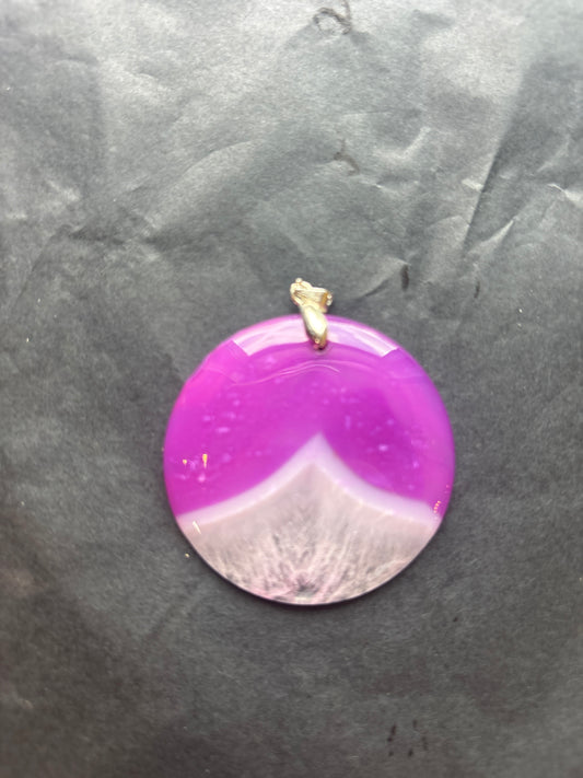 23 Stone Pendant (ss bail & comes with ss chain)