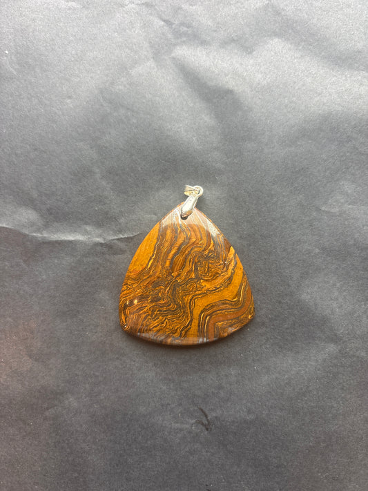 35 Stone Pendant (ss bail & comes with ss chain)
