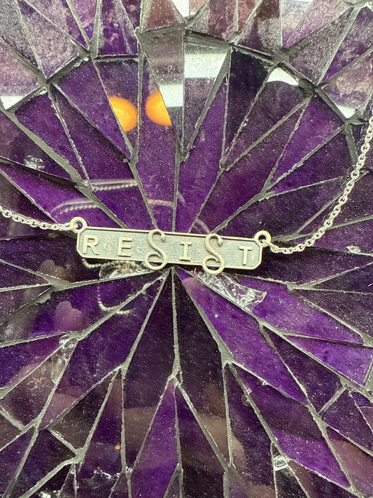 Available. Resist necklace 20 inch chain